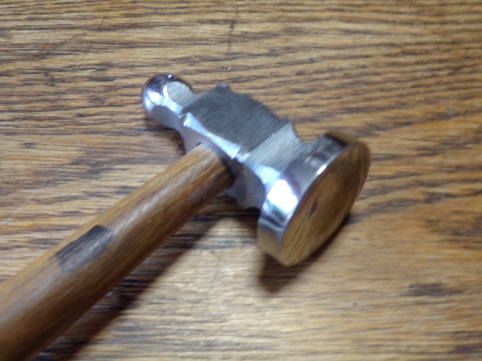 Vintage Unbranded Silversmith Jeweler Ball Peen Planishing Hammer Tool eBay