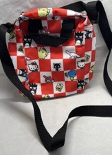 Hello Kitty Friends Zippered 8" Adjustable Nylon Bag by Fast Forward New York