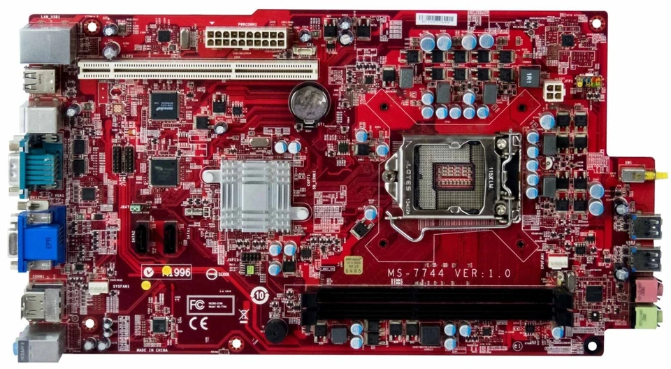 Mainboards MSI MS-7744 Ver:1.0 LGA1155 Intel H61 2xDDR3 MATX 340mm x 190mm - Image 2 of 3