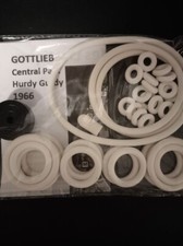 Kit Flipper - CENTRAL PARK / HURDY GURDY - 1966 - GOTTLIEB - Pinball Rubber Kit