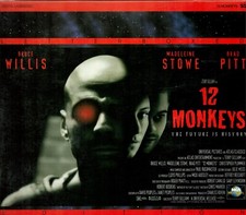 12 Monkeys Laserdisc 1996 Terry Gilliam Brad Pitt Madeline Stowe Sci-fi
