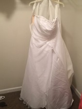 David Bridal Wedding Dress Size 14w Strapless
