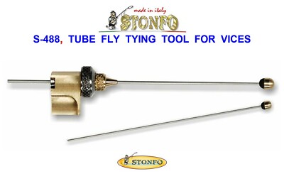 STONFO S-488 TUBE FLY TOOL FOR FLY TYING VICE PIKE SALMON TROUT DRY WET FLIES