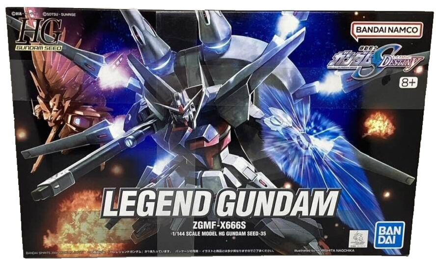 Legend Gundam ZGMF-X666S 1/144 Scale Model HG Seed 35 Destiny