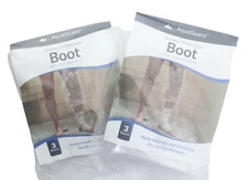 6-Cnt TIDI AquaGuard Shower Protection BOOT w/Water-Seal Band – 3 Boots per Pack