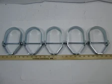LOT OF 5 - 3" INCH Stainless Steel Clevis Pipe Hanger