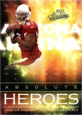 2007 Absolute Memorabilia Absolute Heroes #7 Anquan Boldin 068/100 Cardinals