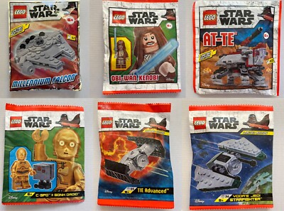 LEGO Star Wars Minifiguren & Builds in Papiertüten einzeln verkauft | Brandneu