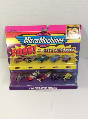 Micro Máquinas #65092 Set #16 Cuartos de Miler con 5 Coches de Bonificación - Imagen 1 de 11