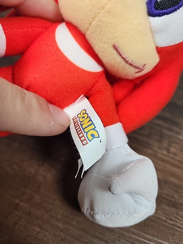 ☆NICE☆ ~Red костяшки Sonic еж плюшевая игрушка 7,5» ~ ☆ Бесплатная доставка☆ - Изображение 4 из 4
