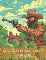 Cowboy Coloring Book For Kids | Earl James | Taschenbuch | Englisch | 2024