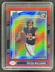 2024 Panini Donruss Optic Caleb Williams Red Hyper Rated Rookie #201 Bears