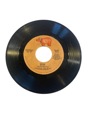 Frankie Valli   Grease 7'' Record 1978 RSO Records Pop Soundtrack 45 RPM