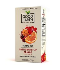 Good Earth Tea Passionfruit  Orange Herbal Tea, 15 Tea Bags