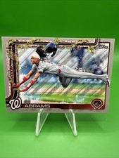 2025 Topps Holiday #H146 CJ Abrams Silver Glitter Holiday