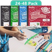 Primary Journal Creative Story Tablet Composition Notebook 200Pages Grades K-2