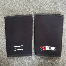 7mm Sling Shot STrong Knee Sleeves by Mark Bell - thick Black Neoprene Support
