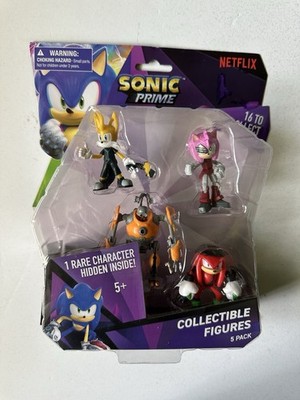 Sonic Prime Collectible Figures 5 Pack Sealed Set W/Hidden Rare Character 