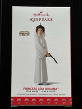 HALLMARK 2017 STAR WARS A NEW HOPE PRINCESS LEIA ORGANA ORNAMENT