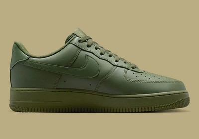 Nike Air Force 1 '07 Shoes Army Olive Black IH1698-300 Men's Sizes