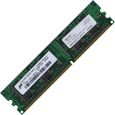 Micron 128MB PC3200 DDR-400MHz non-ECC Unbuffered CL3 184-Pin DIMM Single Rank