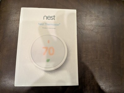 Nest Thermostat E T4001ES Programmable Thermostat - White
