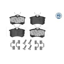 Satz Bremsbeläge Bremsklötze hinten für Lancia Phedra 179 | 757921