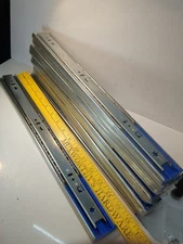 16 Inch Drawer Slides Soft Close 5 Pairs Full Extension Cabinet Rails Screws