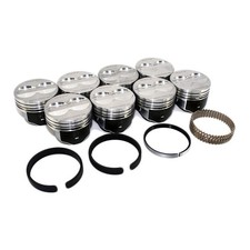 Speed Pro H345dcp40 350 Sbc Flat Top Pistons 5.7 Press Fit Cast Rings Set Chevy Speed Pro H345dcp40 350 Sbc Flat Top Pistons 5.7 Press Fit Cast Rings Set Chevy