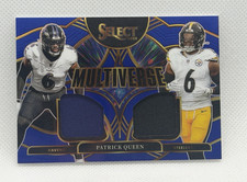Panini Select Rookie Memorabilia Patrick Queen Loveland McCord NFL Lot - 3