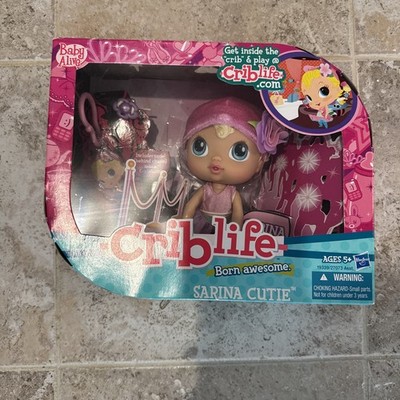NEW Hasbro 2010 Baby Alive Crib Life Doll Sarina Cutie RARE
