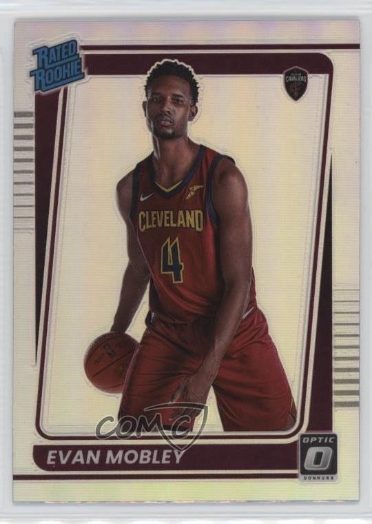 2021-22 Panini Donruss Optic Rated Rookie Holo Prizm Evan Mobley #175 Rookie RC