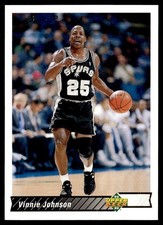 1992-93 Upper Deck Vinnie Johnson San Antonio Spurs #230