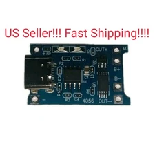 TP4056 5V 1A USB Type-C 18650 Lithium Battery Charging & Protection Board