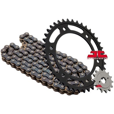 Tusk Chain and Sprocket Kit - Steel Rear/O-Ring Chain For Honda CRF300L Rally