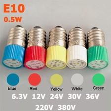 E10 Schraube LED Instrumentenglühbirnen 0,5W...