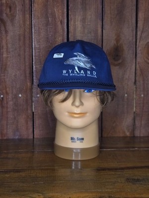 Vintage Wyland The Whaling Walls Ratchet Hat w/ Pin