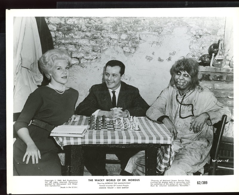 The WACKY WORLD of Dr. MORGUS Original 1962 8 x 10 Horror/Comedy Movie Still vv