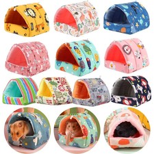 Cute Cartoon Rabbit Squirrel Mini Cage Guinea Pig Nest Small Animal Mice Rat Pet