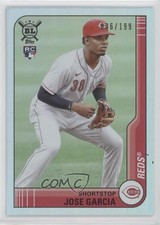 2021 Topps Big League Veterans & Rookies Rainbow Foil /199 Jose Garcia #121 0z5l