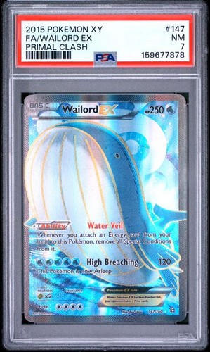 Wailord-EX graded PSA 7 for sale on eBay