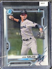 Salas, Jose - 2021 Bowman Chrome Prospect - 1st Bowman - INV1