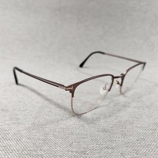 TOM FORD FT5453 049 Matte Brown Metal Eyeglasses Frame 54-20-145mm