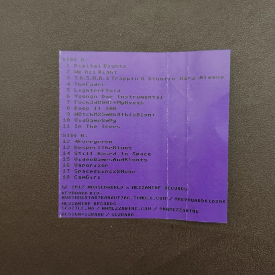 Keyboard Kid Digital Blunts Keyboardkid206 Rare Instrumentals Beats Lil B HipHop - Image 4 of 4