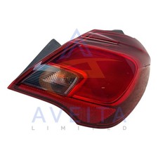 VAUXHALL CORSA E SRI 2018 5DR Rear Tail Light Right Side Outer 39068623