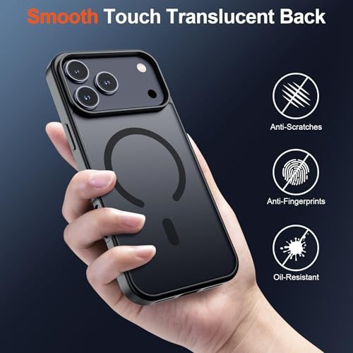 Magnetic for Case (Compatible with MagSafe)(Military Grade iPhone 17 Pro Black - 第 7/8 張圖片