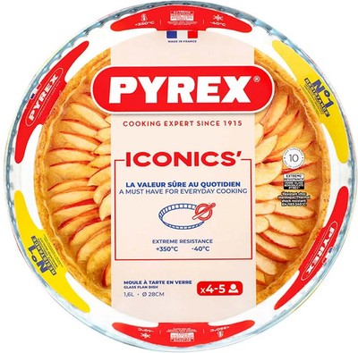 PYREX Tortenform/Tortenpfanne/Auflaufform*aus Borosilikatglas*Ø 28 cm*NEU*