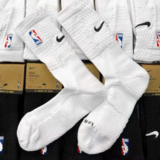 Nike NBA Unicorn Cushioned Socks Elite DRI-FIT Socks -Size L Full Length-White