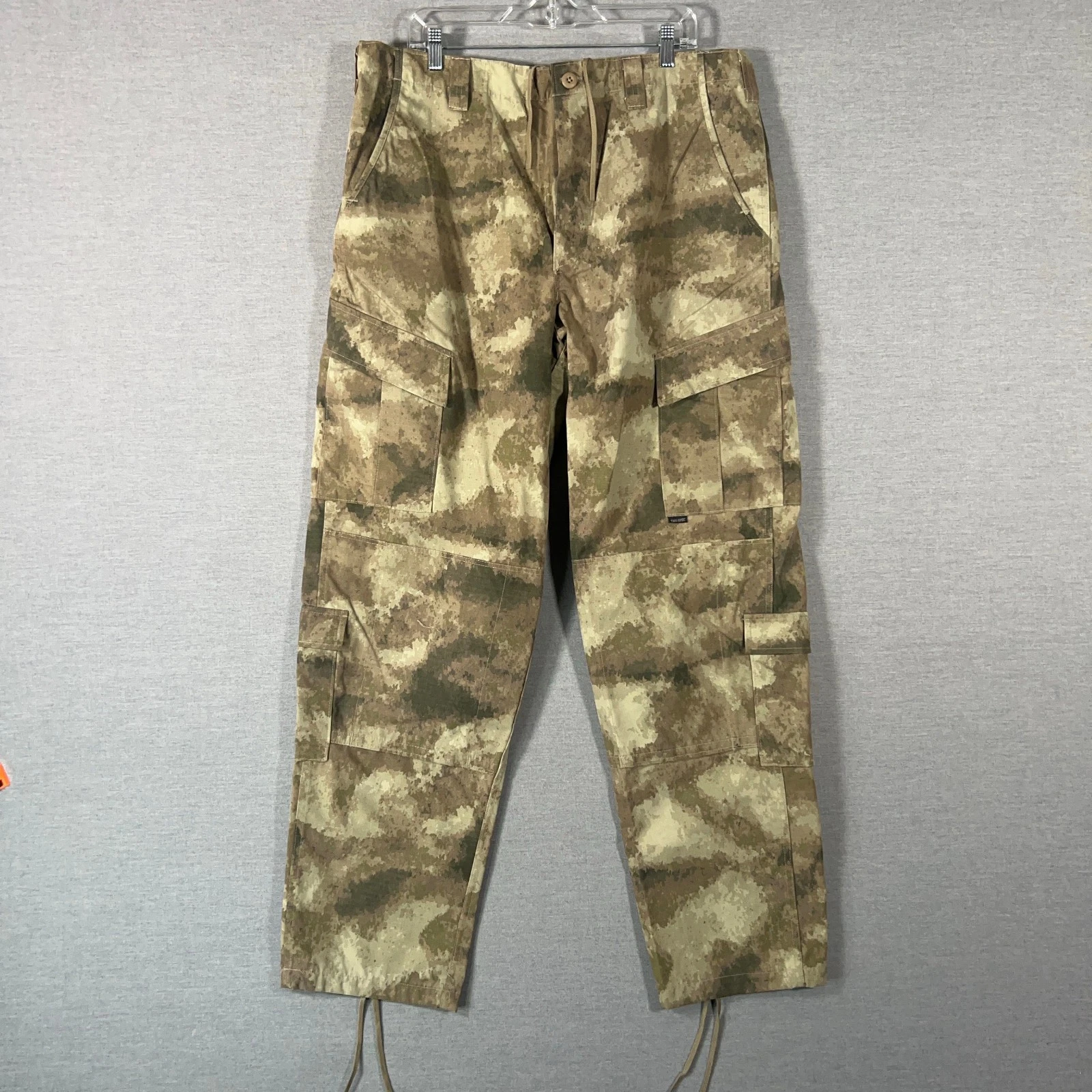 Military Pants Mens Large Long Brown Green A Tacs Camo Cargo Combat Ripstop
