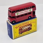 Matchbox Lesney – 5c   AEC Routemaster London Bus   1960    Red   (ID#44)